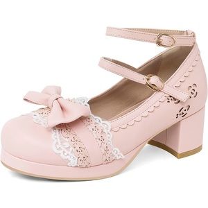 Pink Lolita shoes size 10.5